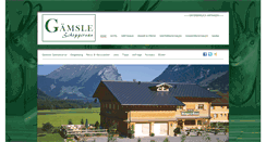 Desktop Screenshot of gaemsle.at